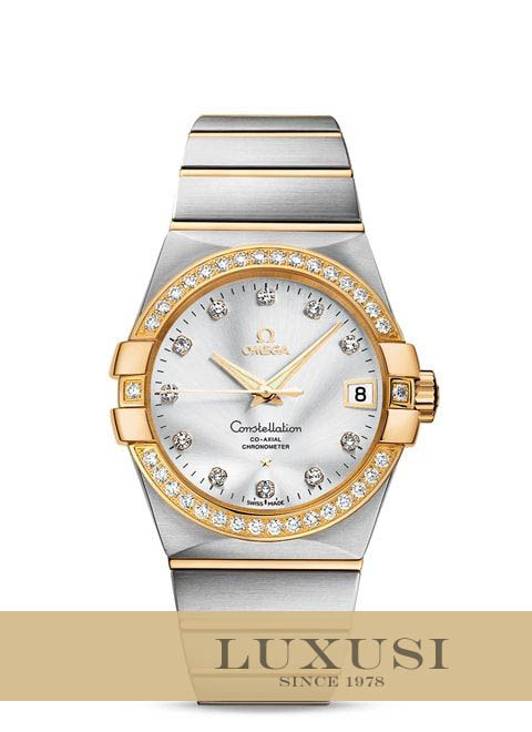 Omega オメガ 12325382152002 omega constellation omega co axial 38mm