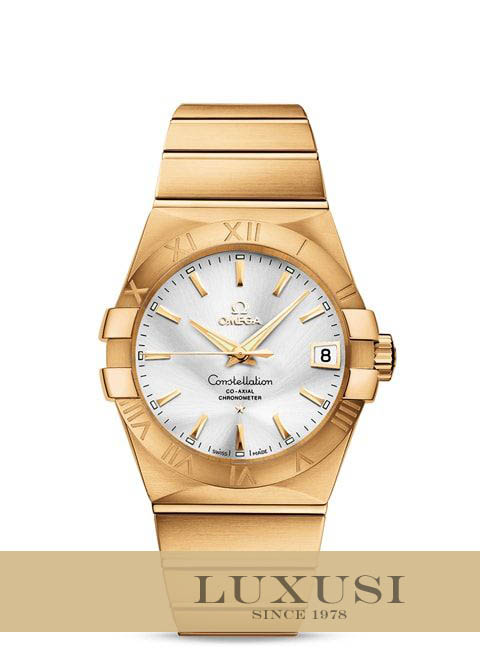 Omega オメガ 12350382102002 omega constellation omega co axial 38mm