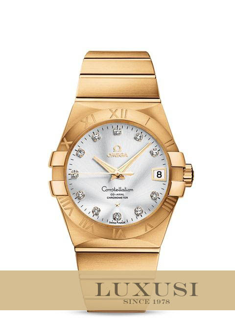 Omega オメガ 12350382152002 omega constellation omega co axial 38mm