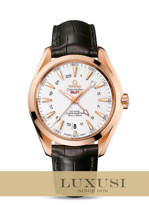 OMEGA 23153432202001 Pris Seamaster Aqua Terra 150 M GMT 231.53.43.22.02.001