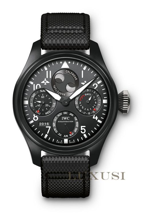 IWC Praghas Big Pilots Perpetual Calendar Top Gun Watch 502902